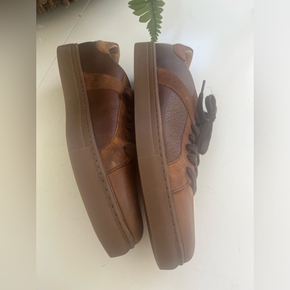 Trask men’s size 10 M 2 Tone Leather Shoes sneakers Comfort Lace up Lindsey MINT - Picture 9 of 14